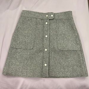 Winter Mini Skirt - Grey